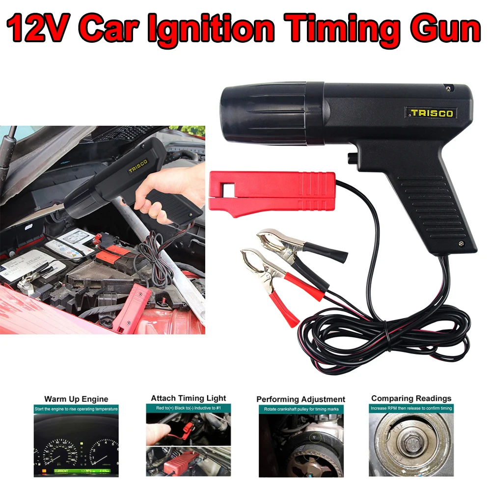 Timing Light Gun - 12V Auto Zündung Timing Pistole Benzin